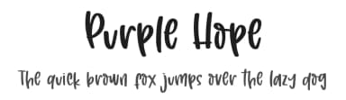 Purple Hope by DM Letter Studio - Dimas Prasetyo — Script Handwritten Font — thumbnail 1