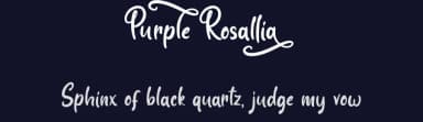 Purple Rosallia by Attype Studio — Script Handwritten Font — thumbnail 2