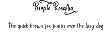Purple Rosallia by Attype Studio — Script Handwritten Font — thumbnail 1