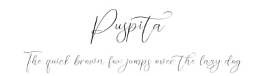 Puspita by Perspectype Studio - Letterena.com — Script Handwritten Font — thumbnail 1