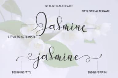 Putih Jasmine Duo Font by kammaqsum — Script Handwritten Font — thumbnail 9