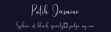 Putih Jasmine by Makashi — Script Handwritten Font — thumbnail 2