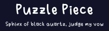 Puzzle Piece by eternanalee — Script Handwritten Font — thumbnail 2