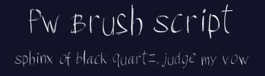 PW Brush Script by Peax Webdesign — Script Handwritten Font — thumbnail 2