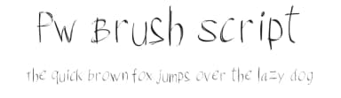 PW Brush Script by Peax Webdesign — Script Handwritten Font — thumbnail 1