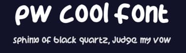 PW Cool Font by Peax Webdesign — Script Handwritten Font — thumbnail 2