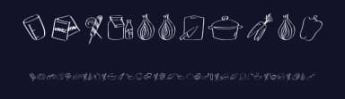 PW Foodblog by Peax Webdesign — Dingbats Font — thumbnail 2