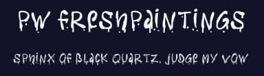 PW Freshpaintings by Peax Webdesign — Script Handwritten Font — thumbnail 2