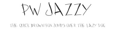PW Jazzy by Peax Webdesign — Script Handwritten Font — thumbnail 1