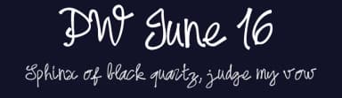PW June 16 by Peax Webdesign — Script Handwritten Font — thumbnail 2
