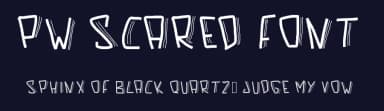 PW Scared Font by Peax Webdesign — Script Handwritten Font — thumbnail 2