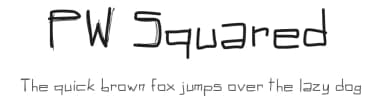 PW Squared by Peax Webdesign — Script Handwritten Font — thumbnail 1