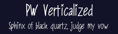 PW Verticalized by Peax Webdesign — Script Handwritten Font — thumbnail 2