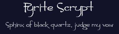 Pyrite Scrypt by Dirt2.com - SickCapital — Script Handwritten Font — thumbnail 2