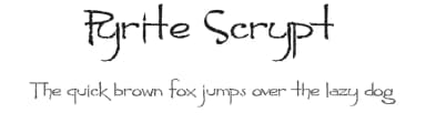 Pyrite Scrypt by Dirt2.com - SickCapital — Script Handwritten Font — thumbnail 1