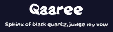Qaaree by wepfont.com — Script Handwritten Font — thumbnail 2