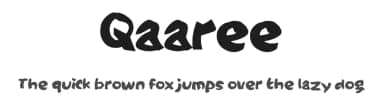 Qaaree by wepfont.com — Script Handwritten Font — thumbnail 1