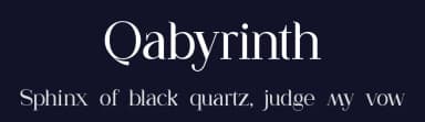Qabyrinth by UI Creative — Serif Font — thumbnail 2