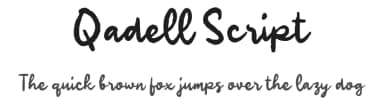 Qadell Script by wepfont.com — Script Handwritten Font — thumbnail 1