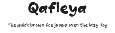 Qafleya by wepfont.com — Script Handwritten Font — thumbnail 1