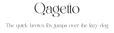 Qagetto by Aqeel_Art — Serif Font — thumbnail 1