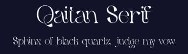 Qaitan Serif by 177Studio — Sans Serif Font — thumbnail 2