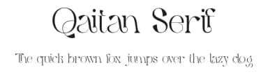 Qaitan Serif by 177Studio — Sans Serif Font — thumbnail 1