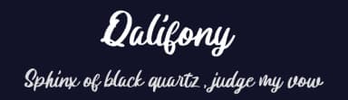 Qalifony by Creatype Studio — Script Handwritten Font — thumbnail 2