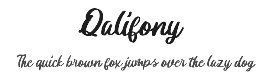 Qalifony by Creatype Studio — Script Handwritten Font