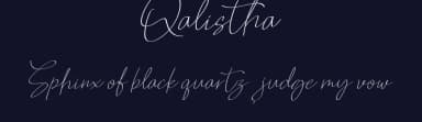Qalistha by RantautypeStudio — Script Handwritten Font — thumbnail 2