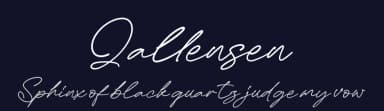 Qallensen by Integritype Studio — Script Handwritten Font — thumbnail 2