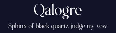 Qalogre by Storytype Studio — Serif Font — thumbnail 2