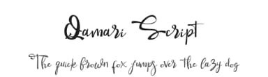 Qamari Script by Budi Erlangga — Script Handwritten Font — thumbnail 1