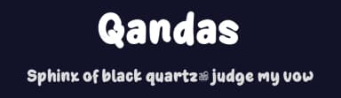 Qandas by twinletter — Script Handwritten Font — thumbnail 2