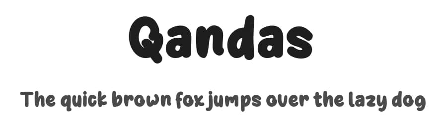 Qandas by twinletter — Script Handwritten Font — preview 1
