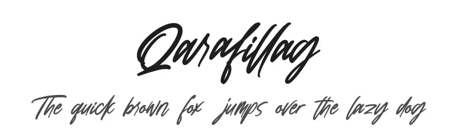 Qarafillag by Maulana Creative — Script Handwritten Font