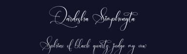 Qardesha Simphonyta by Storytype Studio — Script Handwritten Font — thumbnail 2