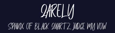 Qarely by Skiiller Studio — Script Handwritten Font — thumbnail 2