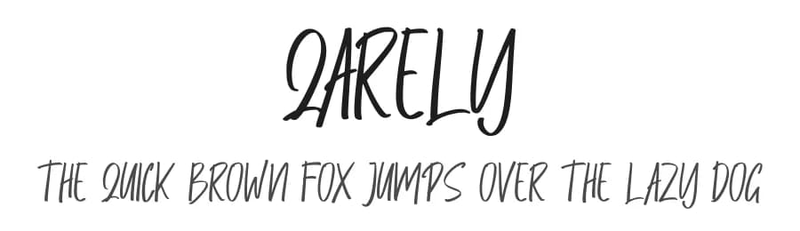 Qarely by Skiiller Studio — Script Handwritten Font