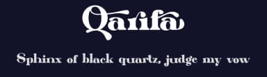 Qarifa by Perfectype — Serif Font — thumbnail 2