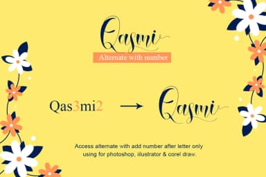 Qasmi Script Font by Khurasan — Script Handwritten Font — thumbnail 5