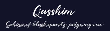 Qasshim by Hartadi Design — Script Handwritten Font — thumbnail 2