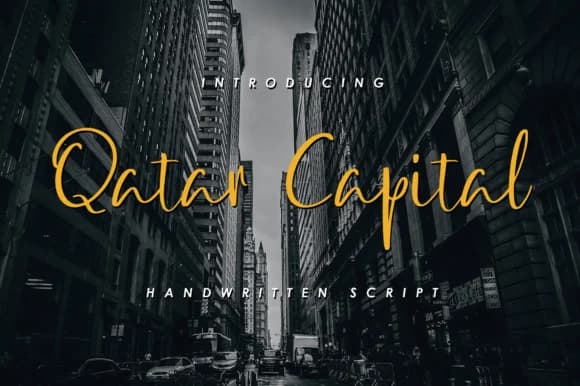 Qatar Capital Font by Runsell Graphic — Script Handwritten Font