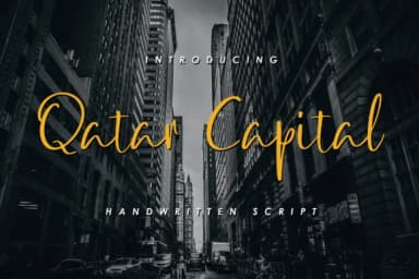 Qatar Capital Font by Runsell Graphic — Script Handwritten Font — thumbnail 1