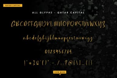 Qatar Capital Font by Runsell Graphic — Script Handwritten Font — thumbnail 8