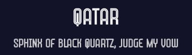 Qatar by Trequartista Studio — Sans Serif Font — thumbnail 2