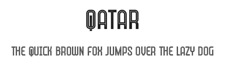 Qatar by Trequartista Studio — Sans Serif Font — preview 1