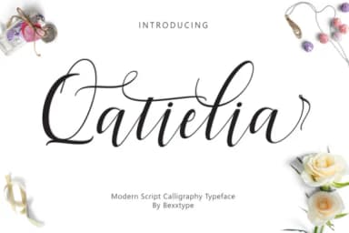 Qatielia Family Font by Bexx Type — Script Handwritten Font — thumbnail 1