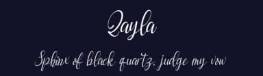Qayla by Letterena Studios — Script Handwritten Font — thumbnail 2