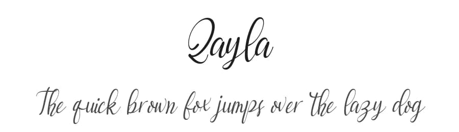 Qayla by Letterena Studios — Script Handwritten Font
